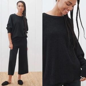 Jenni Kayne Marina Pullover Sweater, Black